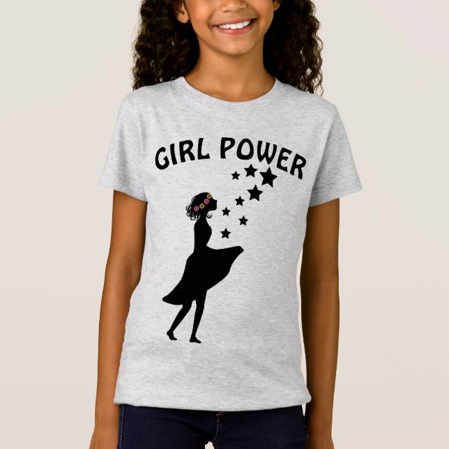 T-SHIRT MED KVINNLIG MAKT (Framsida)