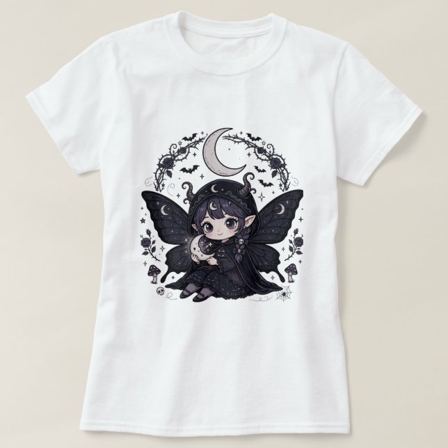 T-shirt med mån- och sagodesign (Design framsida)