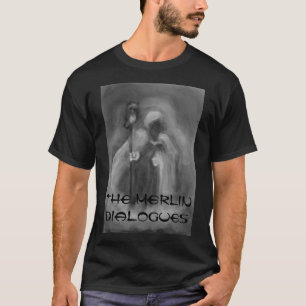 T-Shirt med Merlin Magician och hans uggla.