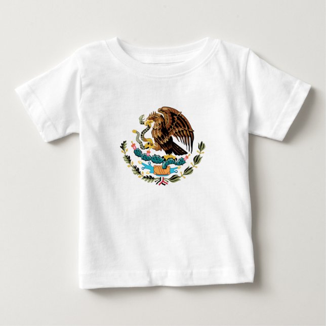 T-shirt med mexikansk vapensköld (Framsida)