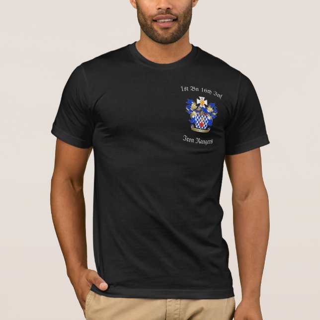 T-Shirt med militär Vapensköld (Framsida)