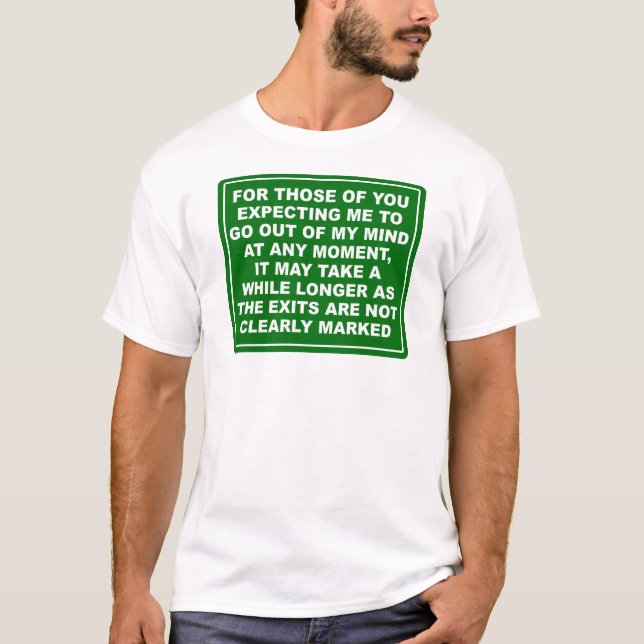 T-shirt med Mind Exits (Framsida)