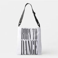T-shirt med minimalistisk danscitat - Born to Danc