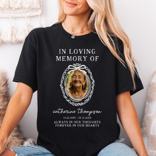 T-shirt med minnesbild i bågram