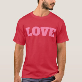 T-shirt med monogram "KÄRLEK"