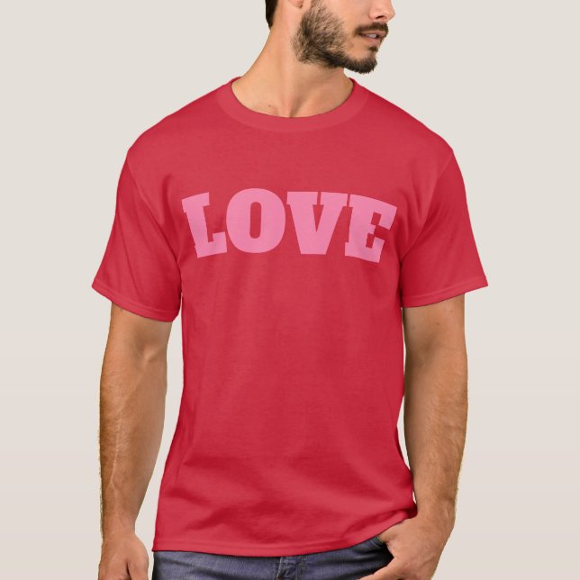 T-shirt med monogram "KÄRLEK" (Framsida)