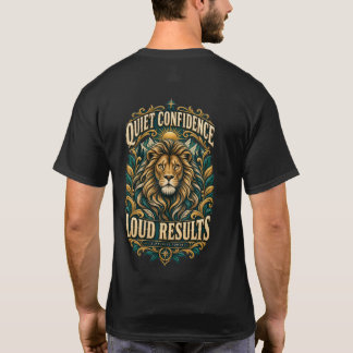 T-shirt med motivation - Tyst självförtroende ger
