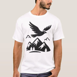 T-shirt med naturgrafisk motiv från Eagle Mountain