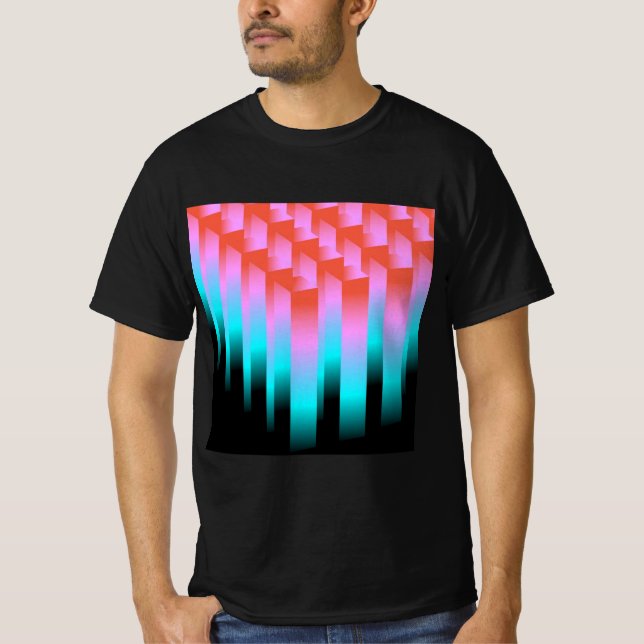 T-shirt med norrsken (Framsida)