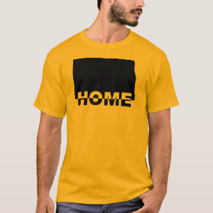T-shirt med North Dakota som hemstat