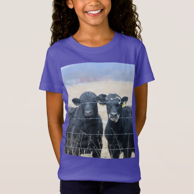 T-shirt med nötkreatur som åskådare (Framsida)