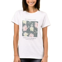 T-shirt med november födelsemånadsblomma