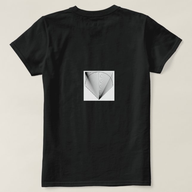 t-shirt med ornament (Design baksida)