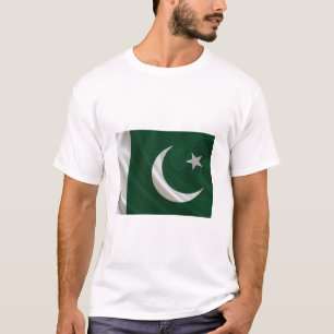 T-Shirt med pakistansk Flagga