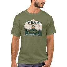 T-shirt med Peak Performance-logotyp