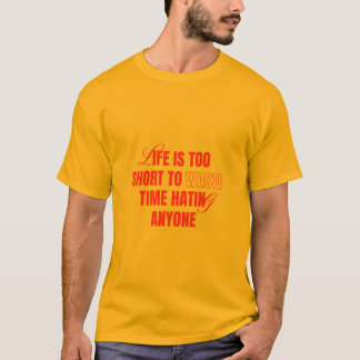 T-shirt med positivt mindset-citat