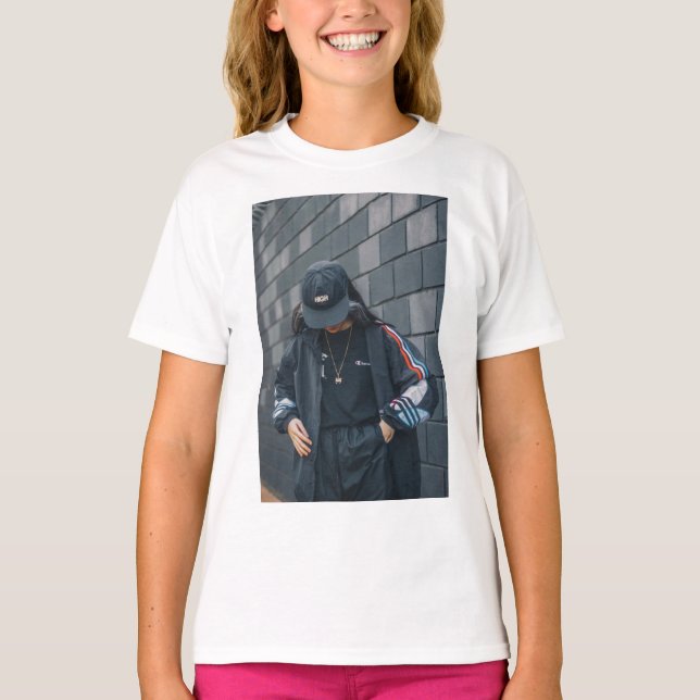 T-shirt med positivt tänkesätt-citat  (Framsida)