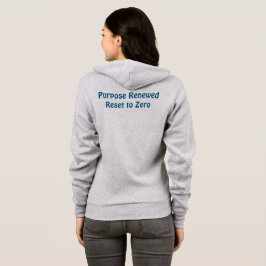 T-shirt med 'Purposed Renewed, Reset to Zero'