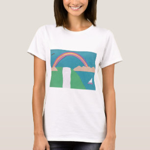 T-Shirt med regnbågsdesign