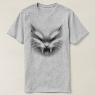 T-shirt med repor av katt