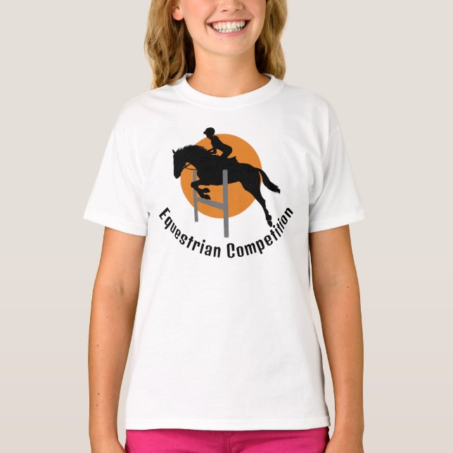 T-shirt med rid-design (Framsida)
