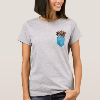 T-shirt med ro inuti fickan