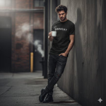 T-shirt med rolig Citat om Dårli Humör