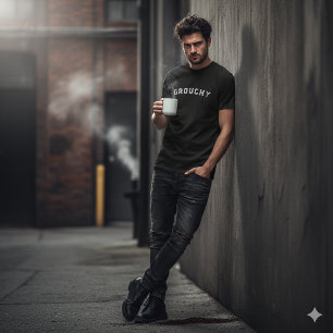 T-shirt med rolig Citat om Dårli Humör