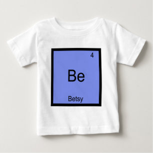 T-shirt med roligt kemiskt grundämnessymbolnamn fö