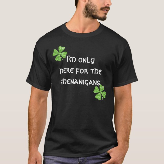 T-shirt med Shamrock (Framsida)