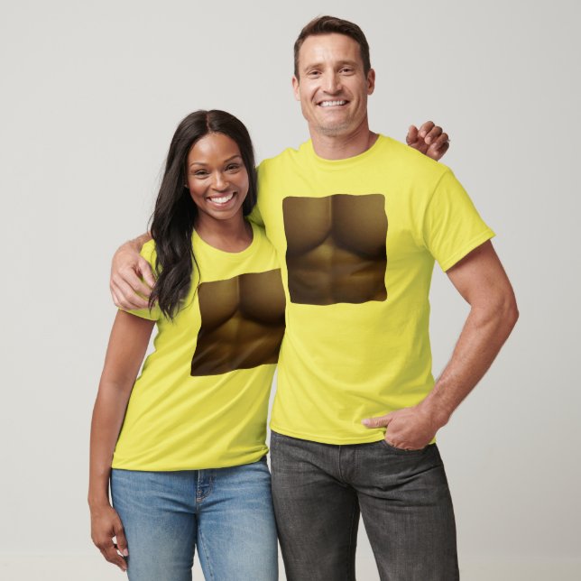 T-shirt med skinka (Mörk Skin) (Unisex)