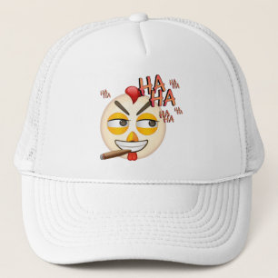 T-shirt med skratt-emoji keps
