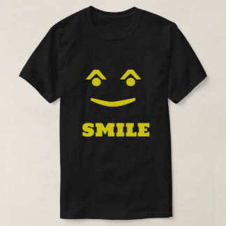 T-Shirt med Smiley face Emoji