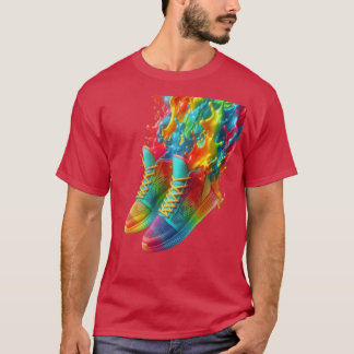 T-shirt med sneakers