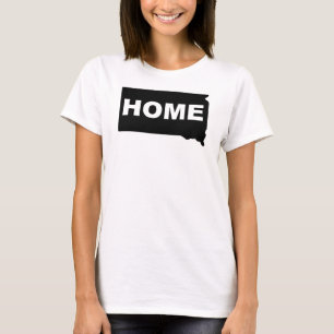 T-shirt med 'South Dakota Hem Hemifrån Stat' Tees