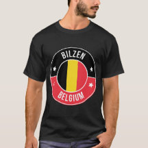T-shirt med staden Bilzen, Belgien