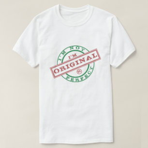 T-shirt med stämpeltext