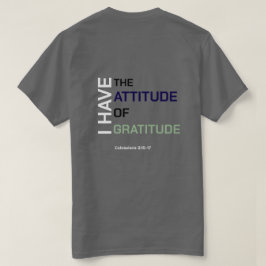 T-shirt med tacksamhetsattityd