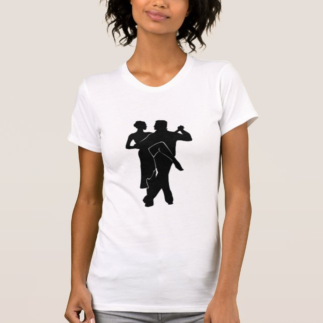 T-Shirt med Tango Dancers (Framsida)