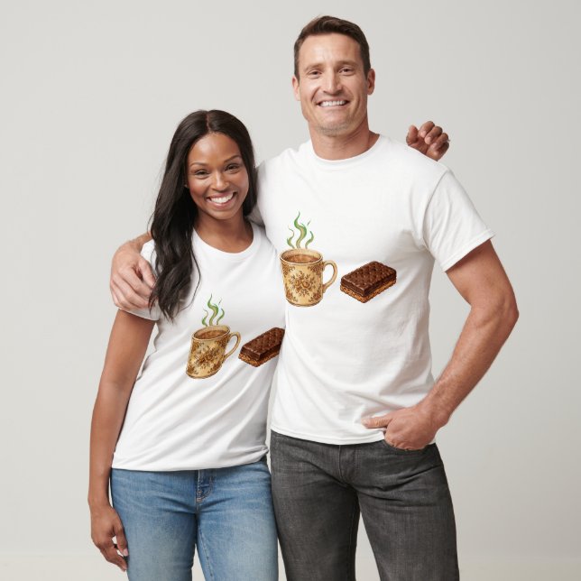 T-shirt med te och kakor (Unisex)