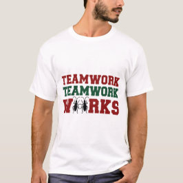 T-shirt med Teamwork Works