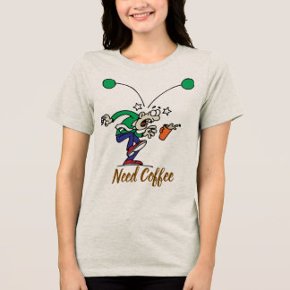 T-shirt med tecknad design