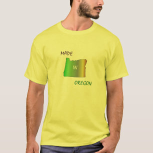 T-shirt med texten GJORD I OREGON