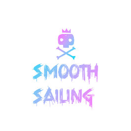 T-Shirt med texten "mjuk segling"