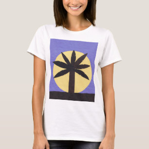 T-Shirt med Träd-design i Handflatan
