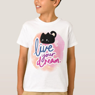 T-shirt med trevlig design för kattälskare