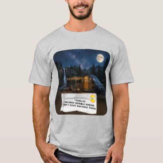 T-shirt med tuggummifodral skämt för husbilsliv
