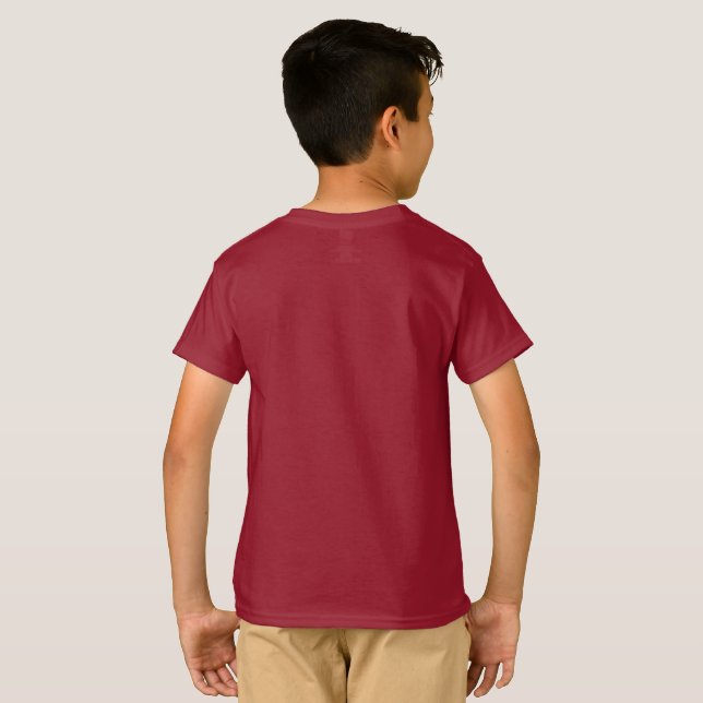 T-shirt med typografi för barn som måste provas (Hel baksida)