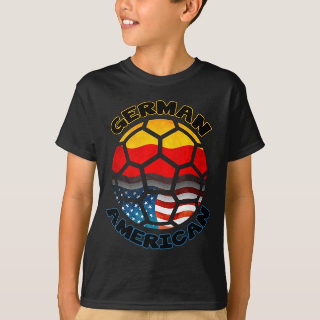 T-shirt med tysk-amerikansk fotboll  (Framsida)