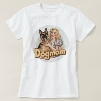 T-shirt med tysk schäferhund hundälskare hundmamma